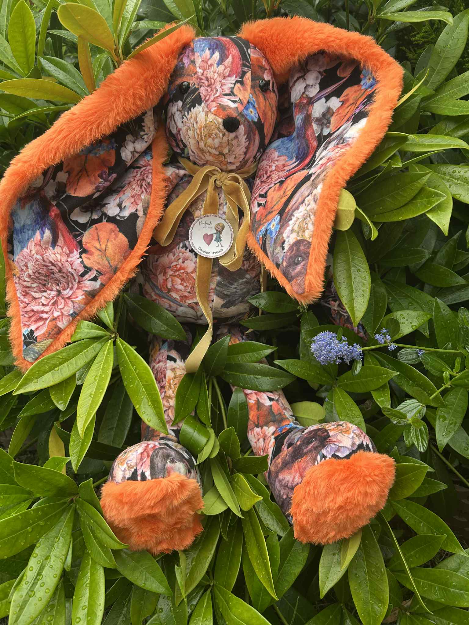 Funky colourful bunny